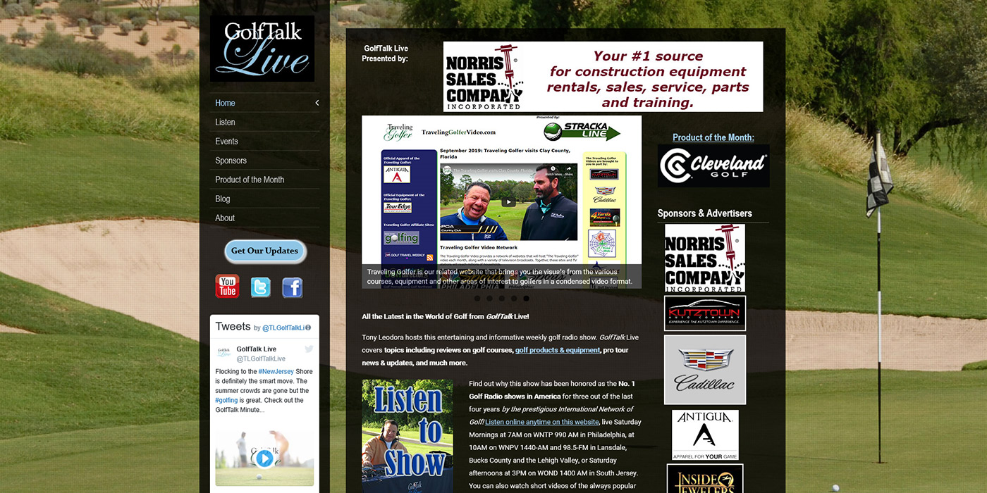 GolftTalk Live Web Design and Social Media Marketing